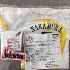 福岡ソフトバンクホークス 中村晃 選手 ステッカー 巾着セット