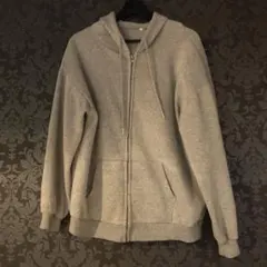 グレー フルジップ スウェットパーカー Lサイズ