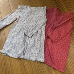 女の子　ワンピース　100cm 2点セット　ユニクロ