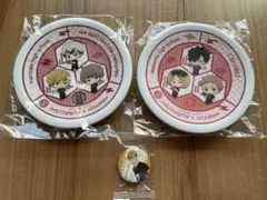 くら寿司　ハイキュー‼︎ オリジナル寿司皿 2枚＋缶バッジ1個セット
