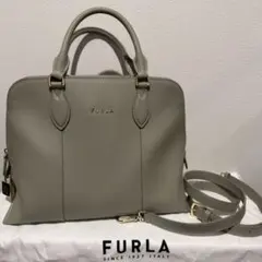 美品】FURLA ハンドバッグ ヴィットリア - メルカリ