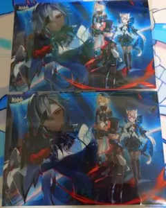 原神 ファミマ ブロマイド アルレッキーノ リネ リネット フレミネ おまけあり