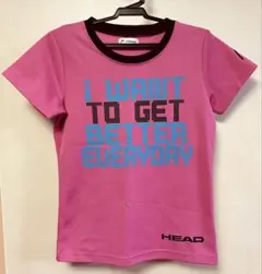 HEAD ピンク Tシャツ　140