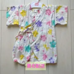 美品☆浴衣ロンパース 70cm うさぎ柄