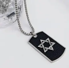 メンズ　ネックレス　ドッグタグ アクセサリー シルバー プレート