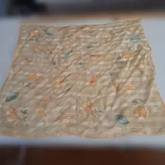昭和ロマン　Private Label 花柄スカーフ50×50