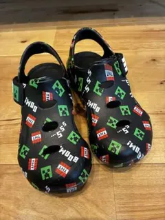 Minecraft サンダル ブラック　20.0㎝