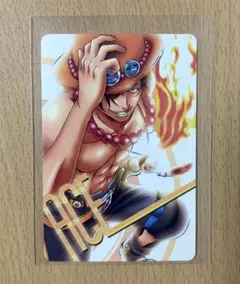 ワンピース キャラメルポップコーンカード ポートガス・D・エース