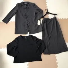 フォーマル　13号　3点セット　スーツ　パーティドレス　冠婚葬祭　LL L