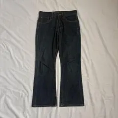 vintage セミフレアデニム ブーツカット 綿100% 日本製 カジュアル