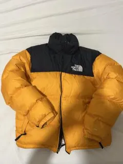 ノースフェイス ヌプシダウンジャケット 700 オレンジイエロー