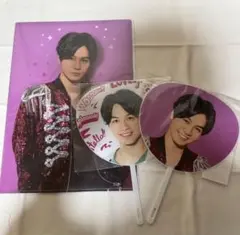 TravisJapan 松田元太 クリアファイル ミニうちわセット