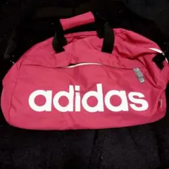 adidas ピンク ダッフルバッグ