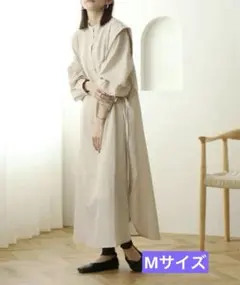 NOAHL ノアル　2WAY ベージュ　ロングワンピース　Mサイズ