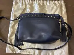 クリスチャンヴィラ　スタッズ ショルダーバッグ ネイビーのサムネイル