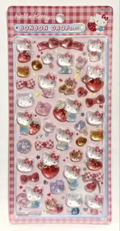 【正規品】ボンボンドロップシール ハローキティ 赤 サンリオ サンスター文具