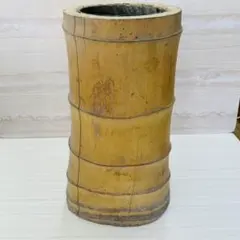 天然竹製 華道用 円筒型花器 - メルカリ