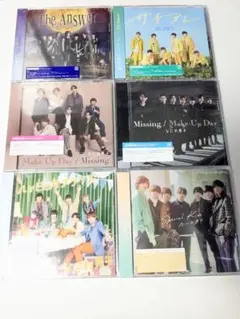 新品未開封　なにわ男子　シングルCD 初回限定盤 6本セット