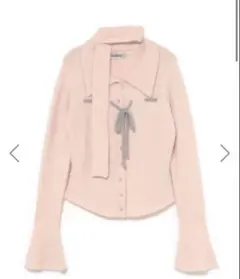 BUBBLES チョーカーボタンニットトップス - メルカリ