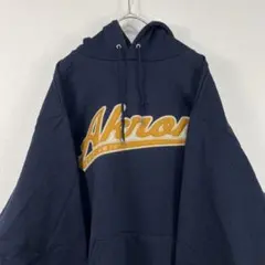 Champion チャンピオン カレッジ 刺繍 パーカー ネイビー