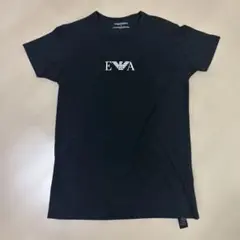 EMPORIO ARMANI ブラックTシャツ EA 黒 S
