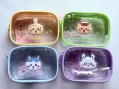 ちいかわぷっくりクリアミニポーチ　4種