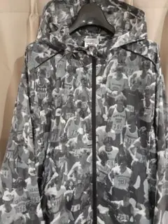 Y2K adidas アディダス 全面フォト ナイロンジャケット L
