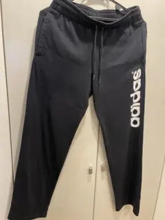 adidas 黒ジャージパンツ J/M