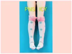 ピュアニーモS　靴下　林檎　アイシー　膝丈　ソックス