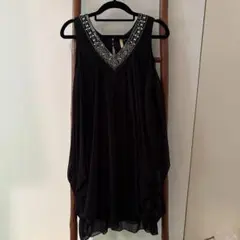 【美品】黒　フォーマルワンピースのサムネイル