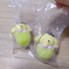 おくるみベイビーマスコット サンリオ ポムポムプリン ガチャガチャ