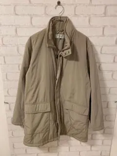 ｙ0429　ヒロココシノ　L　アウター　ベージュ　冬服　コートのサムネイル