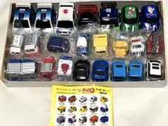 チョロQ (大5,中2青緑,小5,サントリーボス ミニチョロQ 12,計24台)のサムネイル