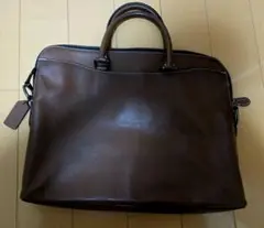 COACH ブラウン ビジネスバッグ