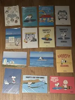 【バラ売り可】スヌーピーサーフショップ　ポストカード 14枚セット