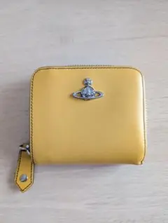 新品】ヴィヴィアンウエストウッド 財布 ラウンドファスナー イエロー