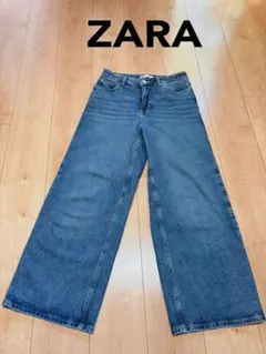 【ZARA 】⭐︎美品⭐︎ワイドレッグデニム36サイズ