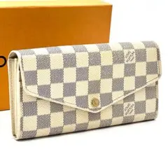 【極美品】ルイヴィトン　ダミエアズール　ポルトフォイユサラ　長財布