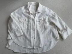 グレースコンチネンタル　クラス　シャツ　羽織り　白　オフホワイト　キナリ