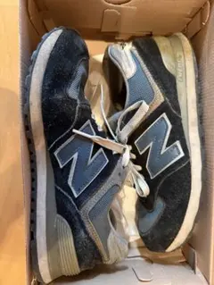 New Balance M574JN 8.5 ネイビー