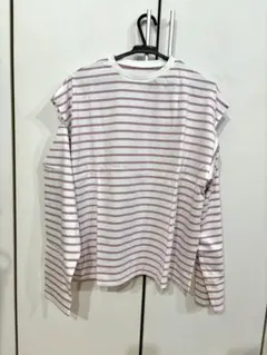ストライプ 長袖Tシャツ Fサイズ　GRLグレイル