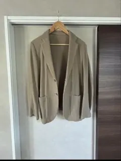 ÉDIFICE ベージュ　ニットジャケット Sサイズ