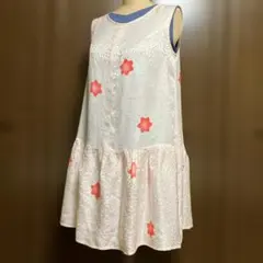 むじな菊　正絹　52㎝　アンダードレス　着物リメイクのインナーに！