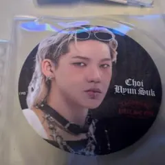 TREASURE ヒョンソク　缶バッジ　pulse on