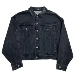 未使用級 リーバイス ブルータブ 1st デニムジャケット BIG E 黒 L