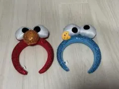 エルモ・クッキーモンスター カチューシャ