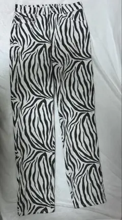 ZARA ゼブラ柄パンツ　y2k