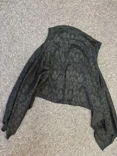 黒い花柄　ベリーダンス　スカート