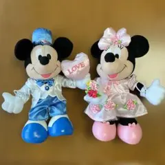 ミッキー・ミニー ウェディングぬいぐるみ セット