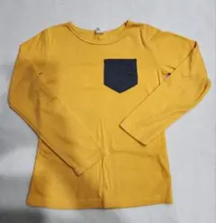 140㌢◆ 黄色 長袖カットソー